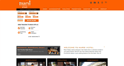 Desktop Screenshot of marsihotel.com